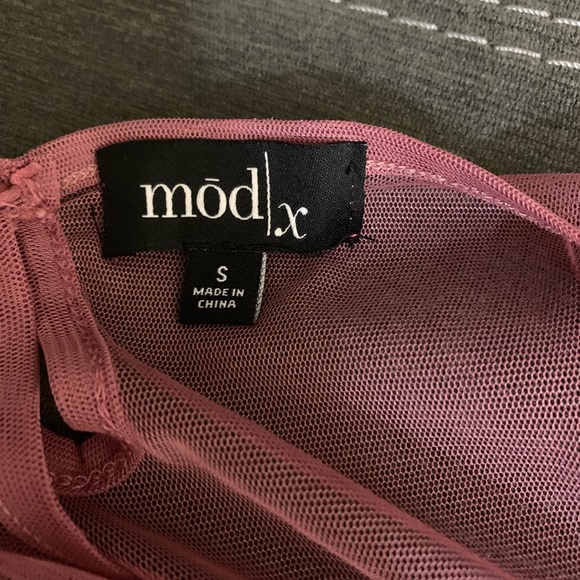 Mod X Sheer Mesh Dress Size Small - Picture 5 of 5